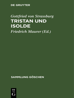 cover image of Tristan und Isolde